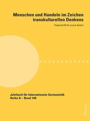 cover image of Menschen und Handeln im Zeichen transkulturellen Denkens